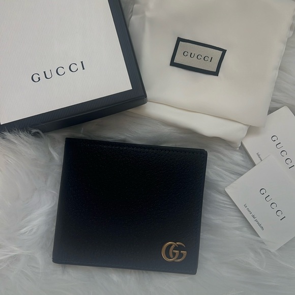 🆕💯% Auth Gucci GG MARMONT LEATHER BI-FOLD WALLET - Picture 5 of 9